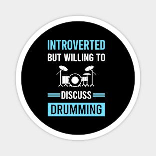 Introverted Drumming Drummer Drum Drums Magnet